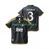 Camisola Real Madrid R.CARLOS 3 2001 Retro Homem Equipamento Segundo 1999 Manga Curta